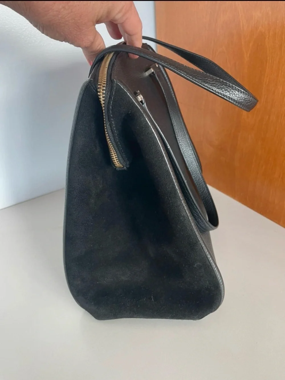 Kate Spade Lewis Drive Alanie tote bag with Suede Two-Tone Tote